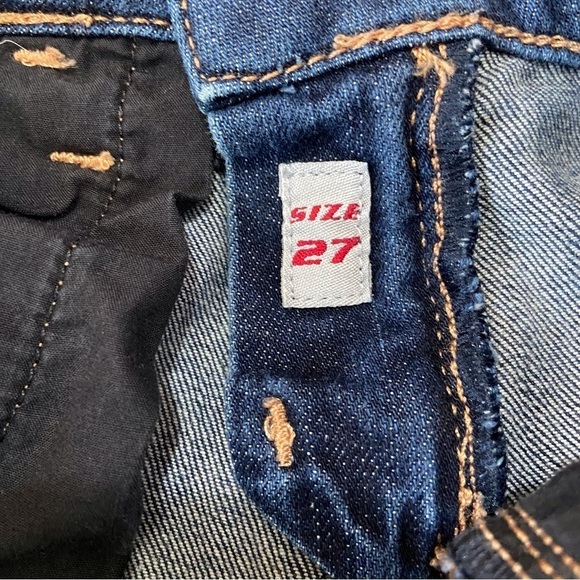 Miss syxty Soul ankle skinny blue jeans low rise soft stretchy Denim feminine 27 - Picture 3 of 13